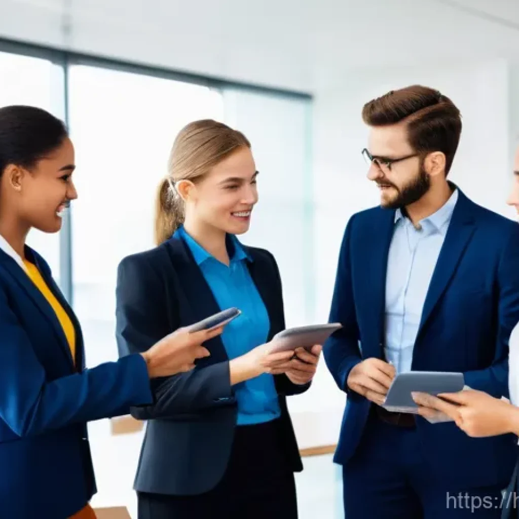 업무 효율성 증가를 위한 리더십 - **Prompt 1: "The Guiding Leader and Empowered Team"**
    A vibrant, medium-shot image depicting a d...