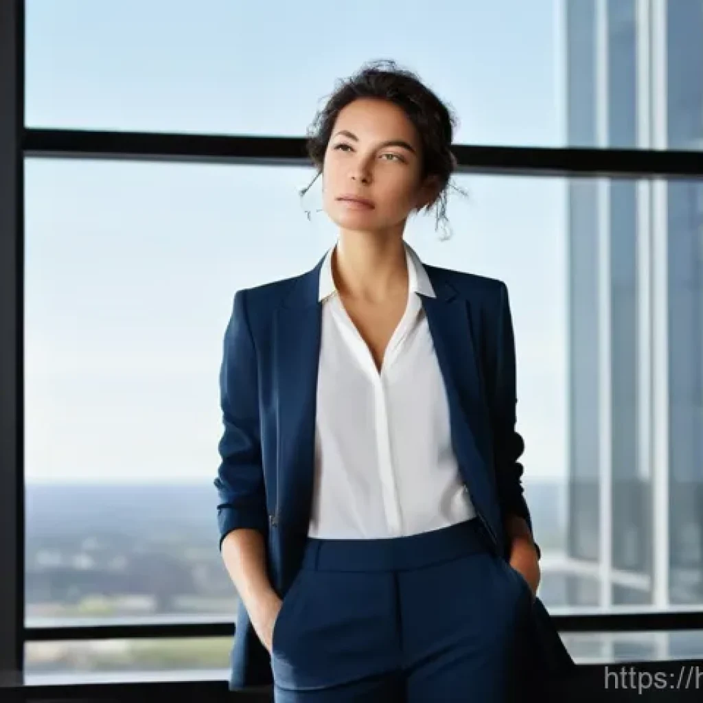 리더십 코칭을 위한 연습 방법 - **Prompt for Self-Awareness and Introspection:**
    "A confident and thoughtful female leader, in h...