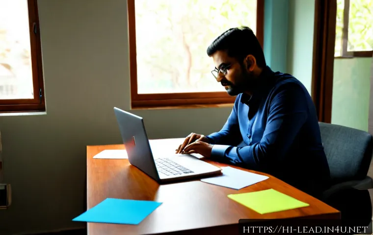 리더십 코치의 자격증 준비 - Photorealistic Indian leadership coach certification candidate studying at a neat home office desk, ...